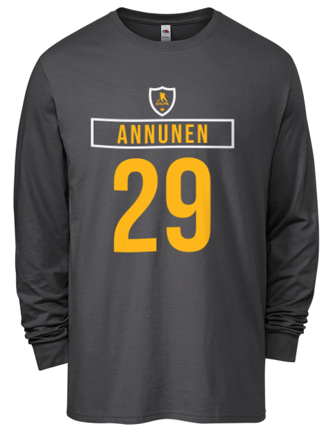 Away Jersey Justus Annunen Men's Long-Sleeve T-Shirt | Swagsta