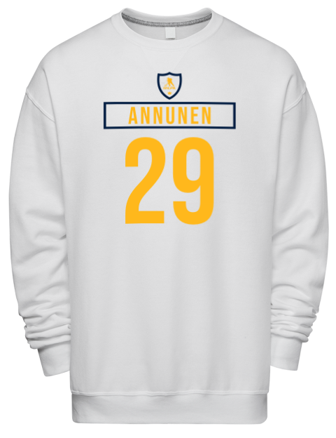 Home Jersey Justus Annunen Premium Unisex Crewneck Sweatshirt | Swagsta
