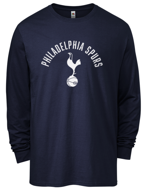 Arched Philadelphia Spurs Men's Long-Sleeve T-Shirt | Swagsta