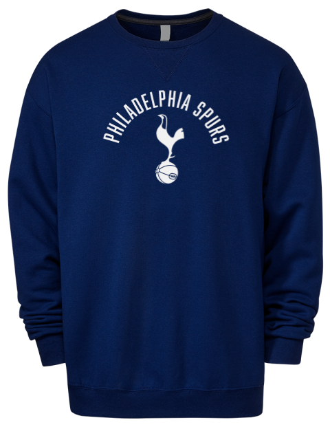 Arched Philadelphia Spurs Premium Unisex Crewneck Sweatshirt | Swagsta