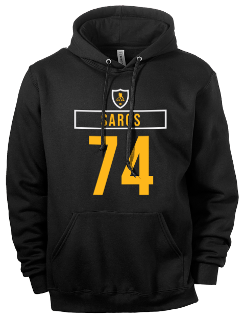 Away Jersey Juuse Saros Eco Premium Unisex Hooded Sweatshirt | Swagsta