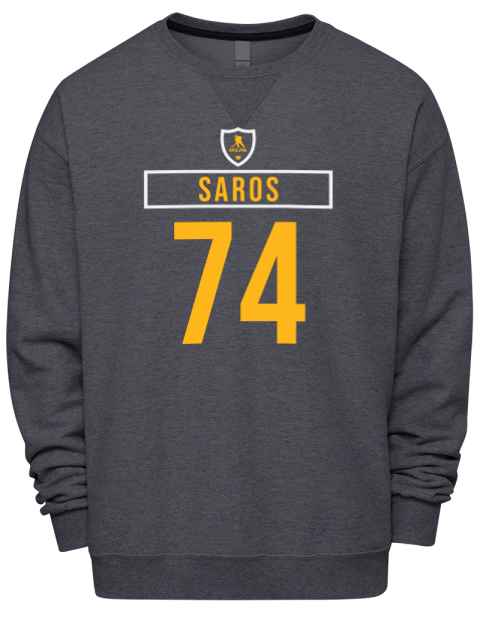 Away Jersey Juuse Saros Premium Unisex Crewneck Sweatshirt | Swagsta