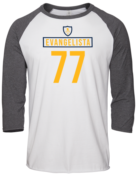 Home Jersey Luke Evangelista Unisex Premium Three-Quarter Raglan T-Shirt | Swagsta