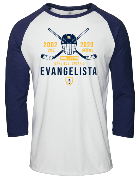Classic Heritage Luke Evangelista Unisex Premium Three-Quarter Raglan T-Shirt | Swagsta