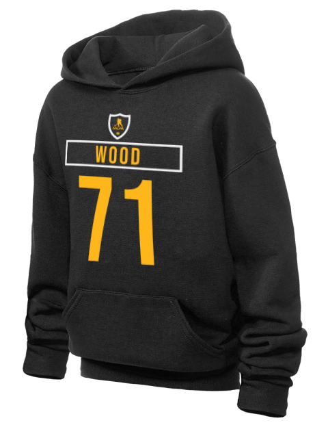 Away Jersey Matthew Wood Youth Hooded Sweatshirt | Swagsta
