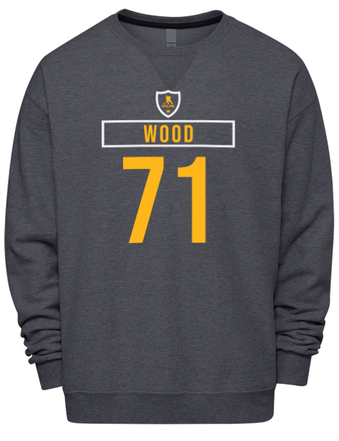 Away Jersey Matthew Wood Premium Unisex Crewneck Sweatshirt | Swagsta