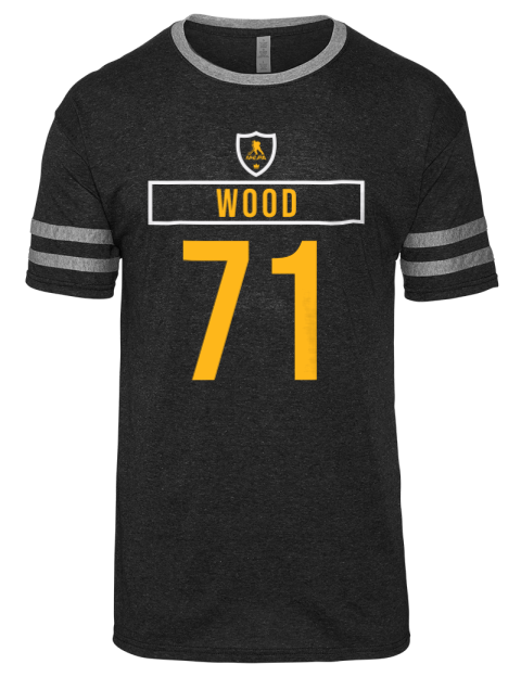 Away Jersey Matthew Wood Men's Tri-Blend T-Shirt | Swagsta