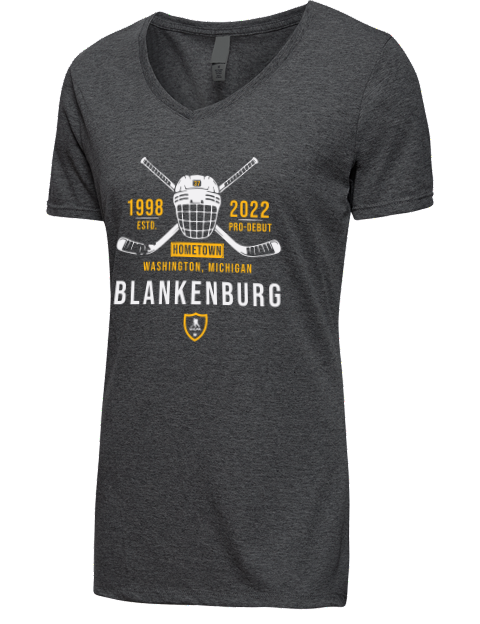 Heritage Nick Blankenburg Premium Ladies V-Neck T-Shirt | Swagsta