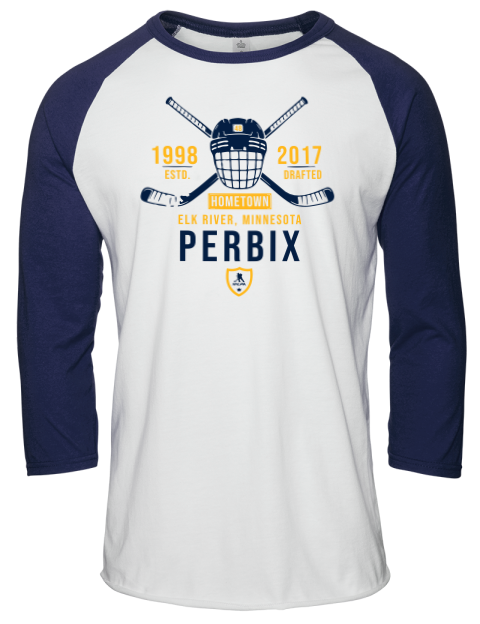 Classic Heritage Nicklaus Perbix Unisex Premium Three-Quarter Raglan T-Shirt | Swagsta