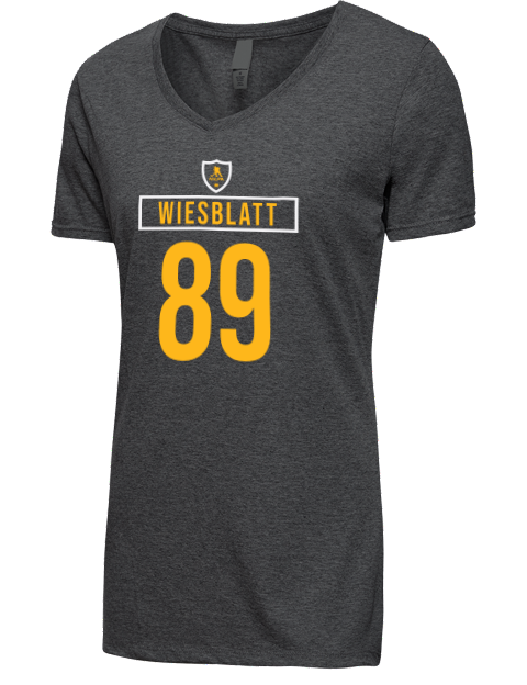 Away Jersey Ozzy Wiesblatt Premium Ladies V-Neck T-Shirt | Swagsta