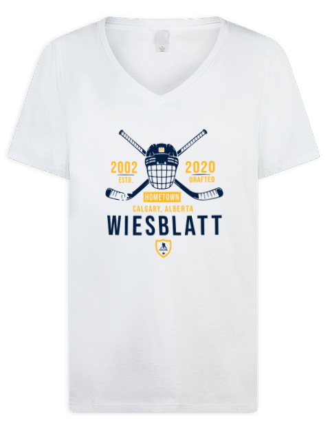 Classic Heritage Ozzy Wiesblatt Premium Ladies V-Neck T-Shirt | Swagsta