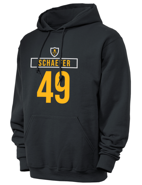 Away Jersey Reid Schaefer Unisex Hooded Sweatshirt | Swagsta