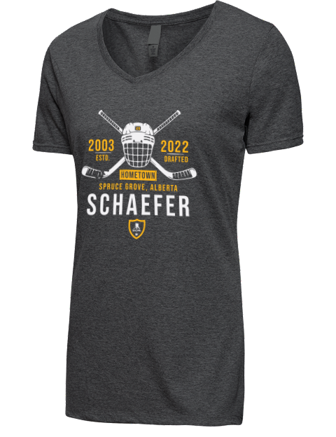 Heritage Reid Schaefer Premium Ladies V-Neck T-Shirt | Swagsta