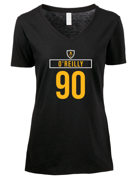 Away Jersey Ryan Oreilly Premium Ladies V-Neck T-Shirt | Swagsta