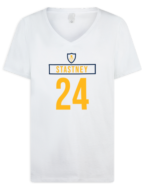 Home Jersey Spencer Stastney Premium Ladies V-Neck T-Shirt | Swagsta