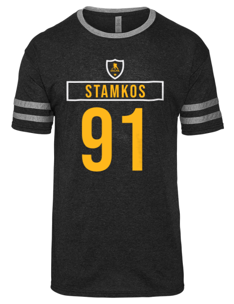 Away Jersey Steven Stamkos Men's Tri-Blend T-Shirt | Swagsta