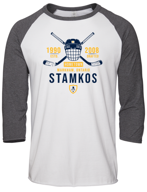 Classic Heritage Steven Stamkos Unisex Premium Three-Quarter Raglan T-Shirt | Swagsta
