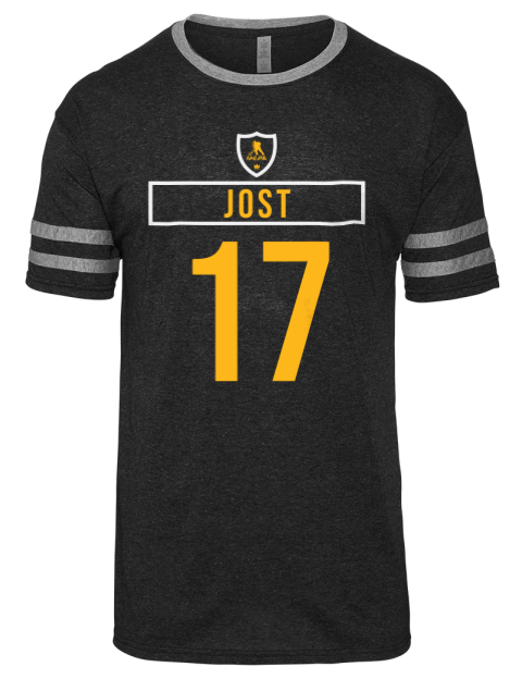 Away Jersey Tyson Jost Men's Tri-Blend T-Shirt | Swagsta