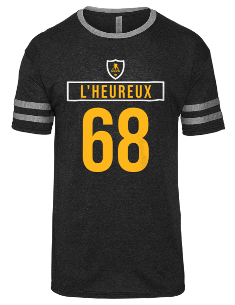 Away Jersey Zachary Lheureux Men's Tri-Blend T-Shirt | Swagsta