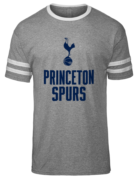 Stacked Princeton Spurs Men's Tri-Blend T-Shirt | Swagsta