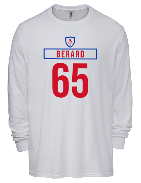 Home Jersey Brett Berard Men's Premium Blend Long Sleeve-T-Shirt | Swagsta