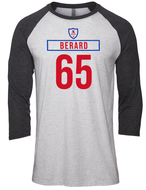 Home Jersey Brett Berard Unisex Premium Three-Quarter Raglan T-Shirt | Swagsta