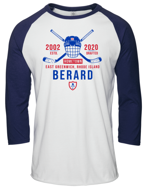 Classic Heritage Brett Berard Unisex Premium Three-Quarter Raglan T-Shirt | Swagsta
