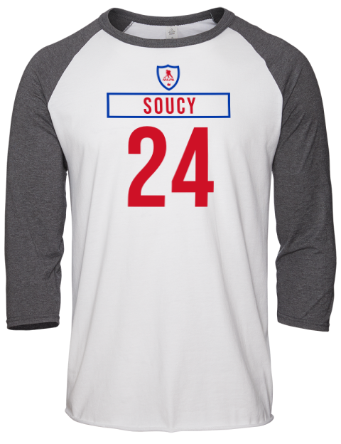 Home Jersey Carson Soucy Unisex Premium Three-Quarter Raglan T-Shirt | Swagsta