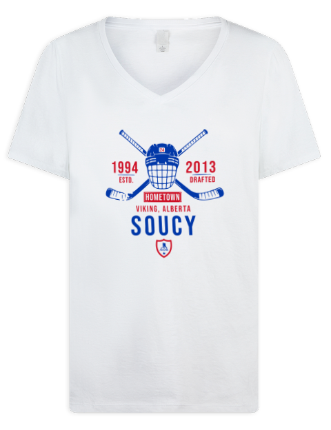 Classic Heritage Carson Soucy Premium Ladies V-Neck T-Shirt | Swagsta