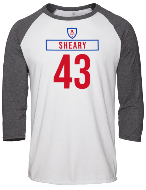 Home Jersey Conor Sheary Unisex Premium Three-Quarter Raglan T-Shirt | Swagsta