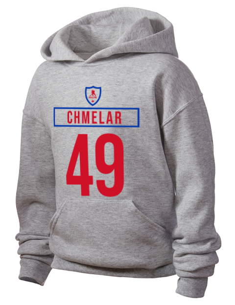 Home Jersey Jaroslav Chmelar Youth Hooded Sweatshirt | Swagsta