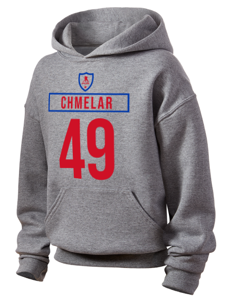 Home Jersey Jaroslav Chmelar Youth Hooded Sweatshirt | Swagsta