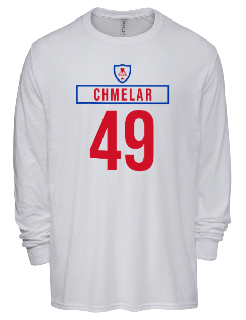 Home Jersey Jaroslav Chmelar Men's Premium Blend Long Sleeve-T-Shirt | Swagsta