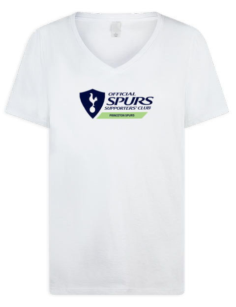 Official Princeton Spurs Premium Ladies V-Neck T-Shirt | Swagsta