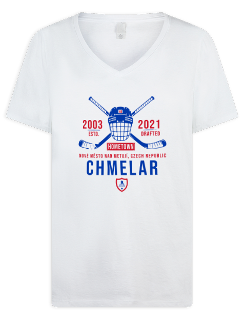 Classic Heritage Jaroslav Chmelar Premium Ladies V-Neck T-Shirt | Swagsta