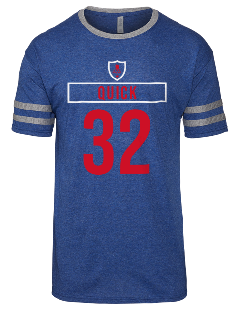 Away Jersey Jonathan Quick Men's Tri-Blend T-Shirt | Swagsta