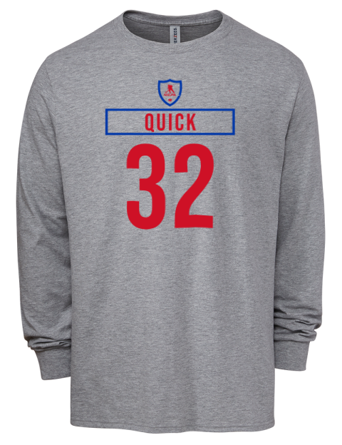 Home Jersey Jonathan Quick Men's Premium Blend Long Sleeve-T-Shirt | Swagsta