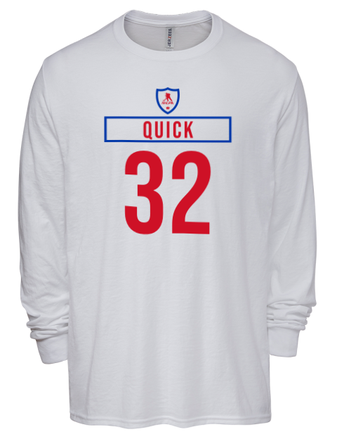 Home Jersey Jonathan Quick Men's Premium Blend Long Sleeve-T-Shirt | Swagsta