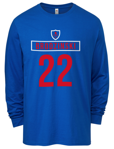 Away Jersey Jonny Brodzinski Men's Long-Sleeve T-Shirt | Swagsta