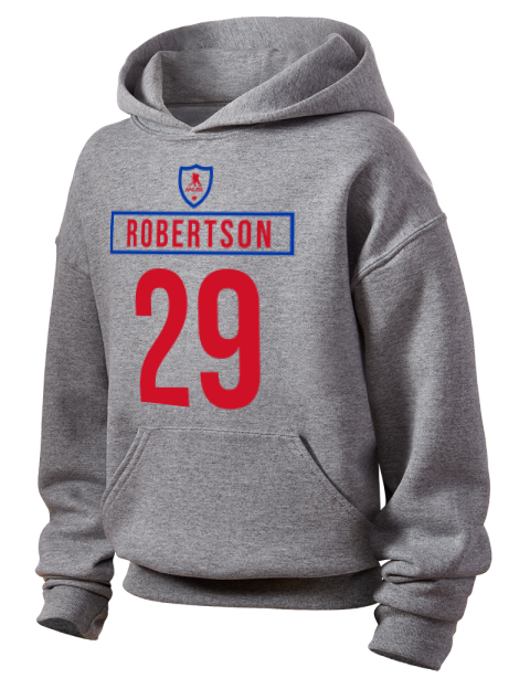 Home Jersey Matthew Robertson Youth Hooded Sweatshirt | Swagsta