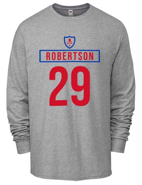 Home Jersey Matthew Robertson Men's Long-Sleeve T-Shirt | Swagsta