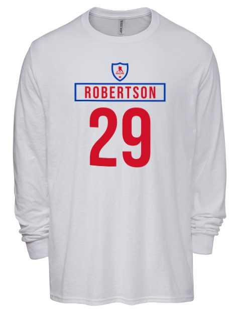 Home Jersey Matthew Robertson Men's Premium Blend Long Sleeve-T-Shirt | Swagsta
