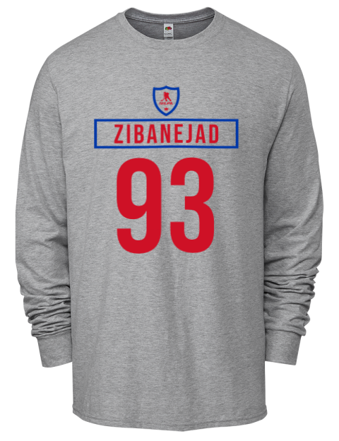 Home Jersey Mika Zibanejad Men's Long-Sleeve T-Shirt | Swagsta