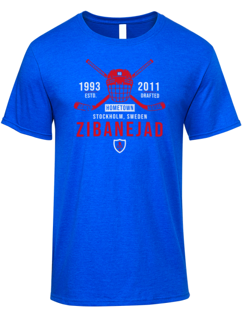 Heritage Mika Zibanejad Premium Ring-Spun Cotton Unisex T-Shirt | Swagsta