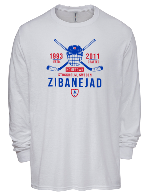 Classic Heritage Mika Zibanejad Men's Premium Blend Long Sleeve-T-Shirt | Swagsta