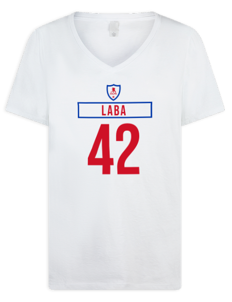 Home Jersey Noah Laba Premium Ladies V-Neck T-Shirt | Swagsta