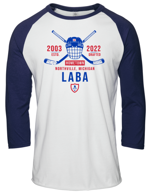 Classic Heritage Noah Laba Unisex Premium Three-Quarter Raglan T-Shirt | Swagsta