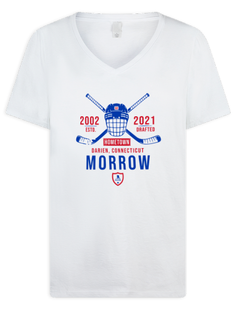Classic Heritage Scott Morrow Premium Ladies V-Neck T-Shirt | Swagsta