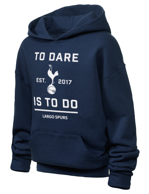 To Dare Is To Do Largo Spurs Youth Hooded Sweatshirt | Swagsta