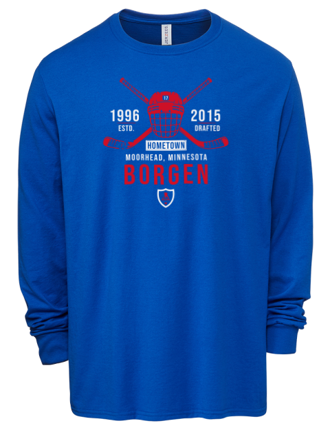 Heritage William Borgen Men's Premium Blend Long Sleeve-T-Shirt | Swagsta